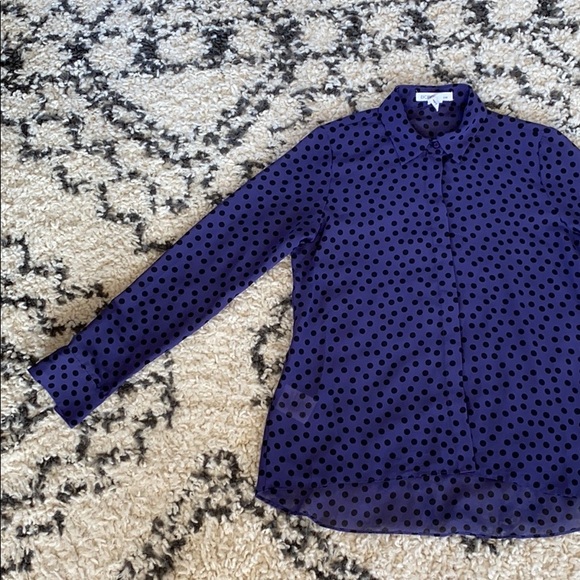 BCBG Generation Sheer Blouse - Picture 3 of 8